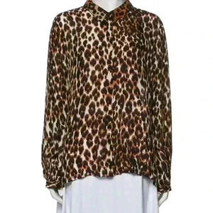 KOBI HALPERIN Animal Print Blouse